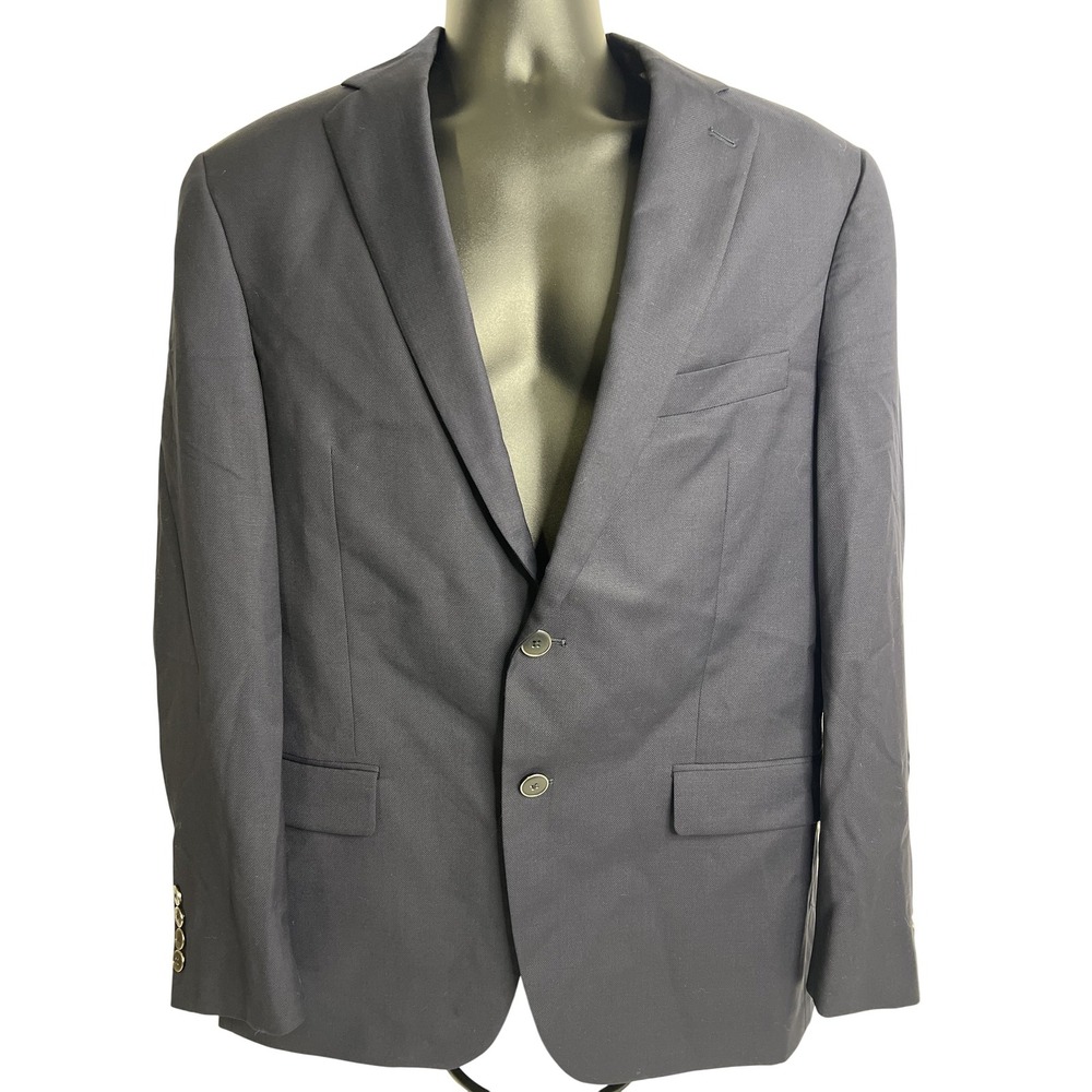 Hart Schaffner Marx Blazer Mens 40 Regular Wool Silk Mohair Jacket Sport Coat